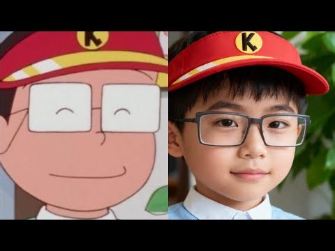 kiteretsu all character in real life kiteretsu real life ( part 1 ) 🤯