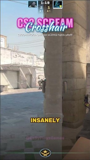CS2 Scream Crazy One Taps Crosshair