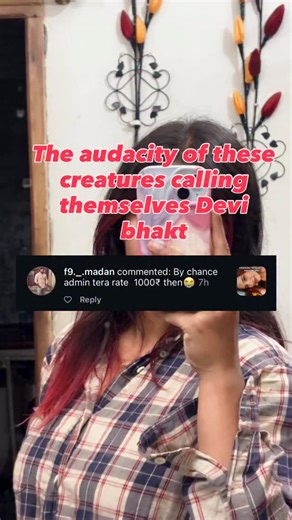 Tamanna on Instagram: "So this guy commented on one of reels where i was rating random people’s profile pictures who were commenting me to do so and he comments “my rate” and when i replied to him asking what’s his mother rate was, he started defending himself by saying that was typed by mistake… i mean going into keypad’s number section then searching for “₹” sign and then typing was all by mistake and then he started playing sympathy card by saying that his mother is dead and started explainin