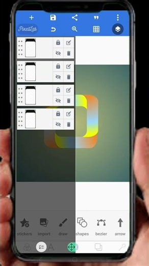Design Logo Pixellab | Logo Design #shorts #pixellab #design