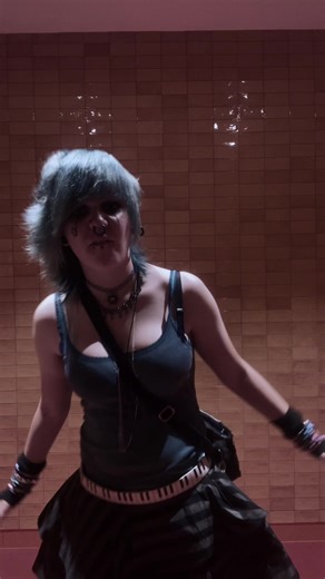 millionarez #theythem #bluehair #emo #queer #scenemo