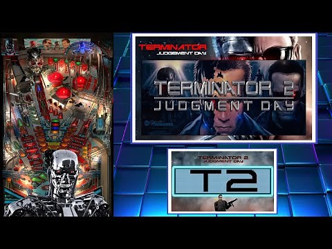 Terminator 2 Judgment Day Visual Pinball Vpx Pup pack Gameplay (3 Screen Setup)