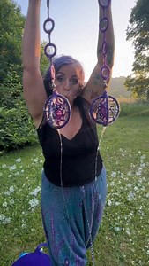 More bubble poi fun at sunset in my magical faerie garden. #bubblepoi #bubbles #bubblefairy #circuseverydamnday #poi #gotflow #circusarts #ukperformer #magic #sunset #faerie | Bubbles The Pixie - official