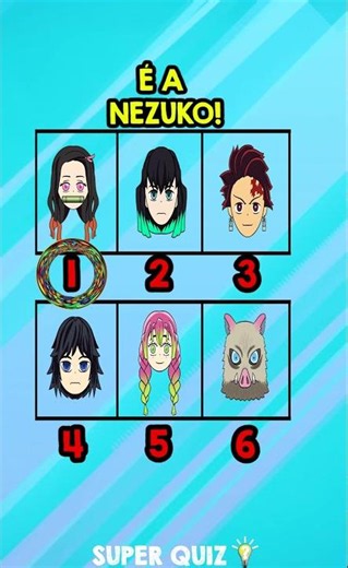 DEMON SLAYER MEMORY GAME! MEMORIZE DEMON SLAYER CHARACTERS (PART 6) #shorts