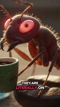 Ants Are Actually Aliens... 👽 (Here’s Why) #shorts #viral #facts #animals #ants #antsbattle