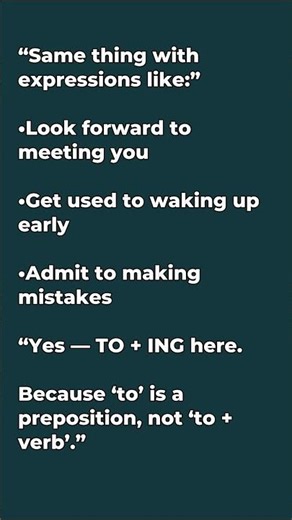 Preposition + Verb? Use ING | English Grammar in 30 Seconds