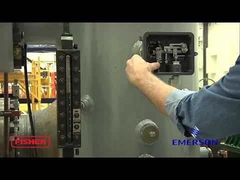 Fisher L2e Electric Level Controller Zero and Span Adjustment