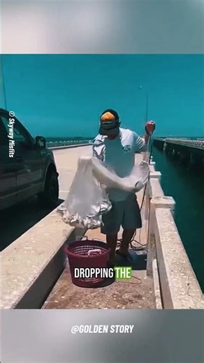 This Man Found A FISHING Cheat Code 🎣😱 #shorts