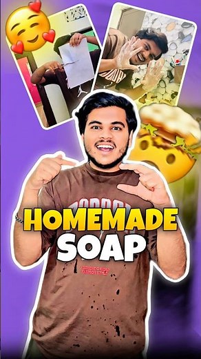 Day 26/100 days vlog challenge 📸 | homemade soap ❤️ #youtubeshorts #minivlog #vlog