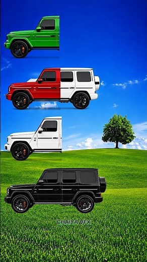 Satisfying G-Wagon Color Match! 🚗🧩 #shorts #vfx