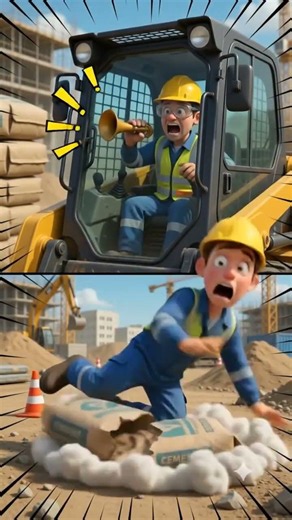 ⚠️ GROUND ALERT! | Unstable Loads and Safe Transport on Construction Sites 🚜 #workplacesafety
