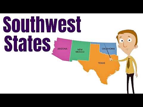 Learn the U.S. States: The Southwest Region