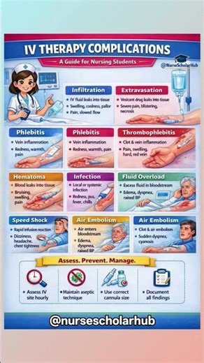 “IV therapy isn’t just a drip—it’s a responsibility.Know the signs. Act early. Save lives. 💉⚠️”