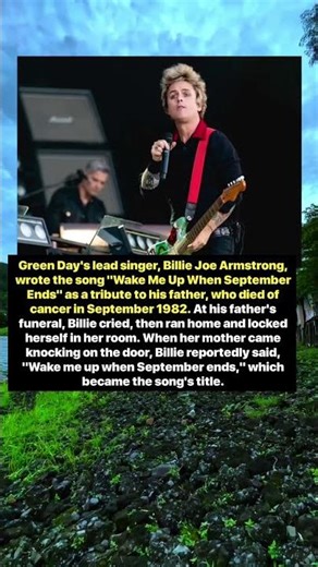 The Sad Story Behind the Song "Wake Me Up When September Ends"