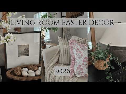 Easter Living Room Decor Ideas 🌷 | Elegant Spring Home Decorating