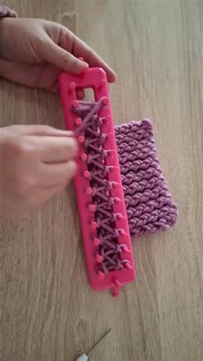 Métier à tricoter pour débutants : tutoriel étape par étape #métier_à_tricoter #crochet #tricot