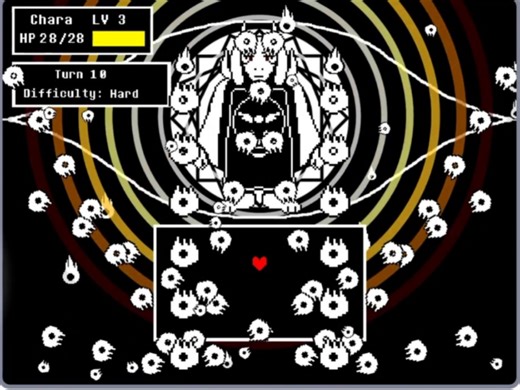 【UNDERTALE DDD】toriel战通关！(hard难度)