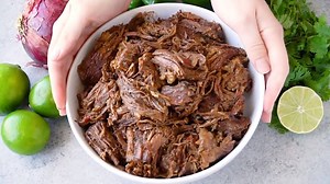 Learn how to make delicious Mexican Beef Barbacoa in the Instant Pot! WRITTEN RECIPE, SLOW COOKER, and OVEN INSTRUCTIONS: https://thestayathomechef.com/mexican-beef-barbacoa/ | The Stay At Home Chef