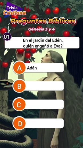 En el jardín del Edén, quién engañó a Eva? #shorts