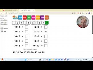 Learn the multiplication tables interactively