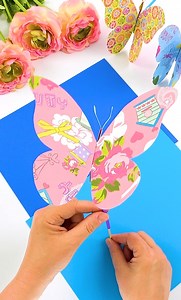 233K views · 1.5K reactions | Flying paper butterfly | DIY by Pipe-Cleaner-Crafts B | Facebook