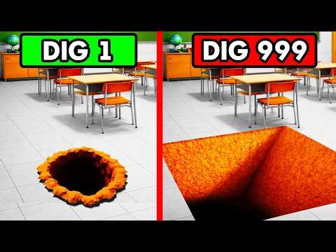 Digging To ESCAPE SCHOOL