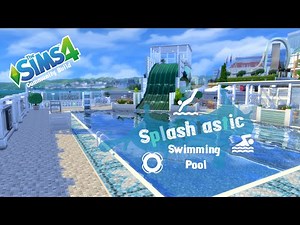 The Sims 4 - Community Build - Splashtastic Swimming Pool
