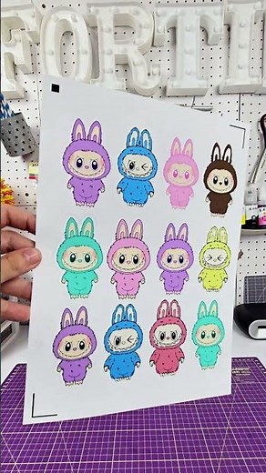 Stickers usando Papel Foto Matte Adesivo 108g - Acabamento fosco