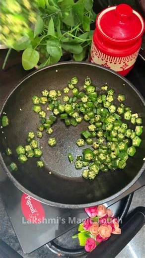 Vendakkai Fry | வெண்டைக்காய் வறுவல் | Lakshmi's Magic Touch