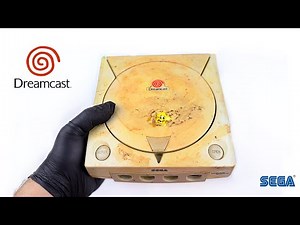 Restoring the Yellowed Sega Dreamcast- Retro Console Restoration & Repair - ASMR