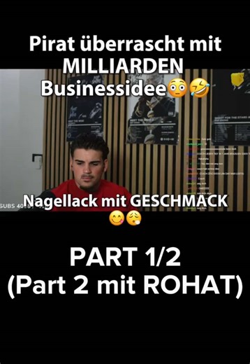 PIRAT überrascht mit MILLIARDEN BUSINESSIDEE. Part 1/2 (Part 2 mit Rohat) @coachlim #lustig #businessidee #coachlim #twitch #viral