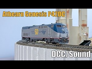 Athearn Genesis HO Scale Amtrak P42 Review DCC/Sound