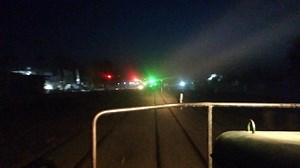 1.1K views · 58 reactions | Live Train Green Line Express 6dn Crossing Pattoki Cab ride HGMU 30 with non stop whistles night view of train driver. | TRAIN TRICKS | Facebook