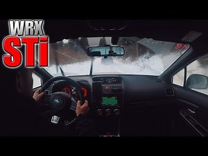 Subaru WRX STi | Public Roads Winter Snow Drifts and Fun ✔