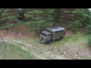 Luftaufnahmen Ausflug mit GAZ 66 Expeditionsmobil