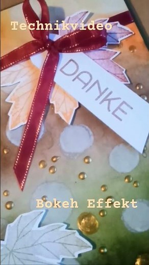 Stimmungsvolle Herbstkarte Stampin'Up! Dutch Fold Card #shorts