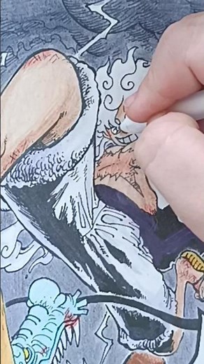 Coloring My One Piece ✨ Manga Pages with Colored Pencils