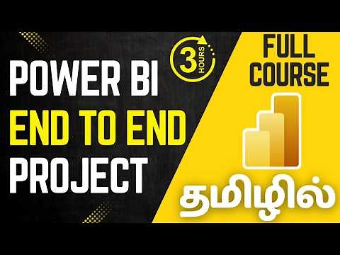 Power BI Full Course in Tamil | End-to-End Project Tutorial for Beginners to Advanced