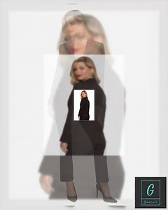 Women's Blazer - Stretchable - 1-Button - Black