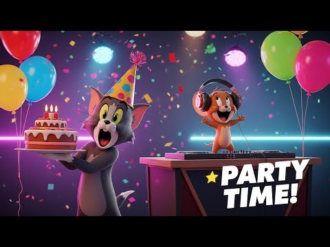 Party With Tom and Jerry 🎉 | Funny 3D Cartoon Party Video for Kids | Comedy Animation