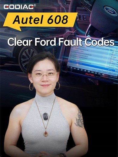 Clear DTC After Disassembling Airbag Module with Autel 608 II Pro