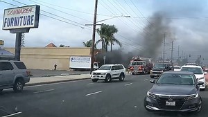 7.2K views · 140 reactions | Check out a close call from this afternoon! #OCFA Firefighters were dispatched to a large truck fire that was imminently threatening a strip mall. Firefighters moved quickly to prevent the fire from extending to the structure. We are happy to report the building was completely saved, and more importantly no one was injured. | Orange County Fire Authority | Facebook