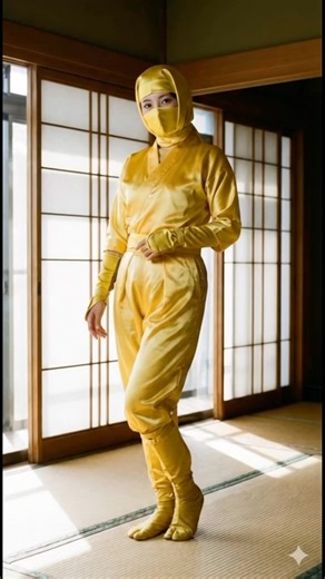 masked female ninja show her face 10