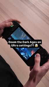 We tried DOOM The Dark Ages on Ultra settings on the ROG Xbox Ally X! Here is how it went! Let's us know which game we should try next! | ASUS Republic of Gamers