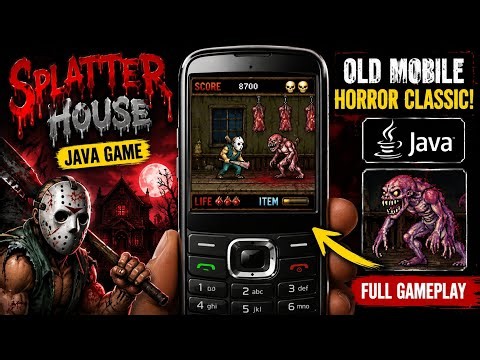 Splatter House Java Gameplay 🔥 Old Mobile Horror Game