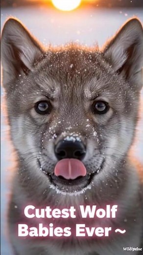 “Cutest Wolf Pups Playing in Snow 😍 Yellowstone Baby Wolves 2025”
