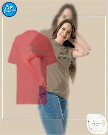 Freestyle Unisex T-Shirt – Upload Photos, Add Text & Emojis Your Way