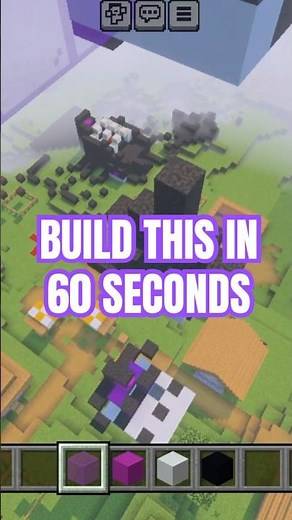 HOW TO BUILD A WITHER STORM HEAD! 🏗️👾 #shorts #minecraft #tutorial