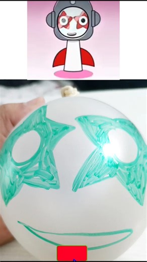 I made Sprunki OC Numberblocks 10 out of balloon #sprunkioc #numberblocks #diyballoon #art