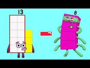 Number Blocks Subtraction | Learn Subtraction Up to 19 for Kids